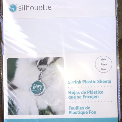 Hojas mágicas de plástico encogible Silhouette blanco