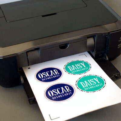 Hojas mágicas de plástico encogible Silhouette blanco